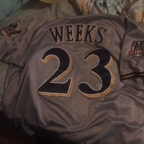 Rickie Weeks Milwaukee Brewers #23 XL - Picture 2 of 2